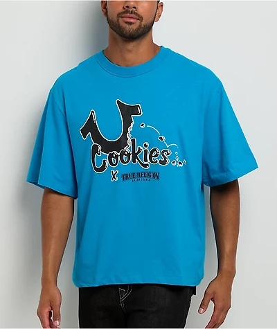 True Religion x Cookies Bite Shoe Blue T-Shirt