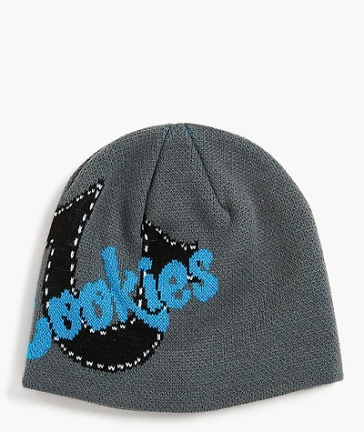 True Religion x Cookies Collab Grey Beanie