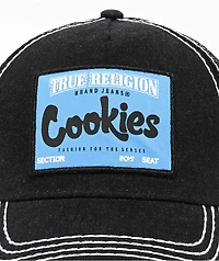 True Religion x Cookies Denim Black Trucker Hat