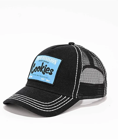 True Religion x Cookies Denim Black Trucker Hat