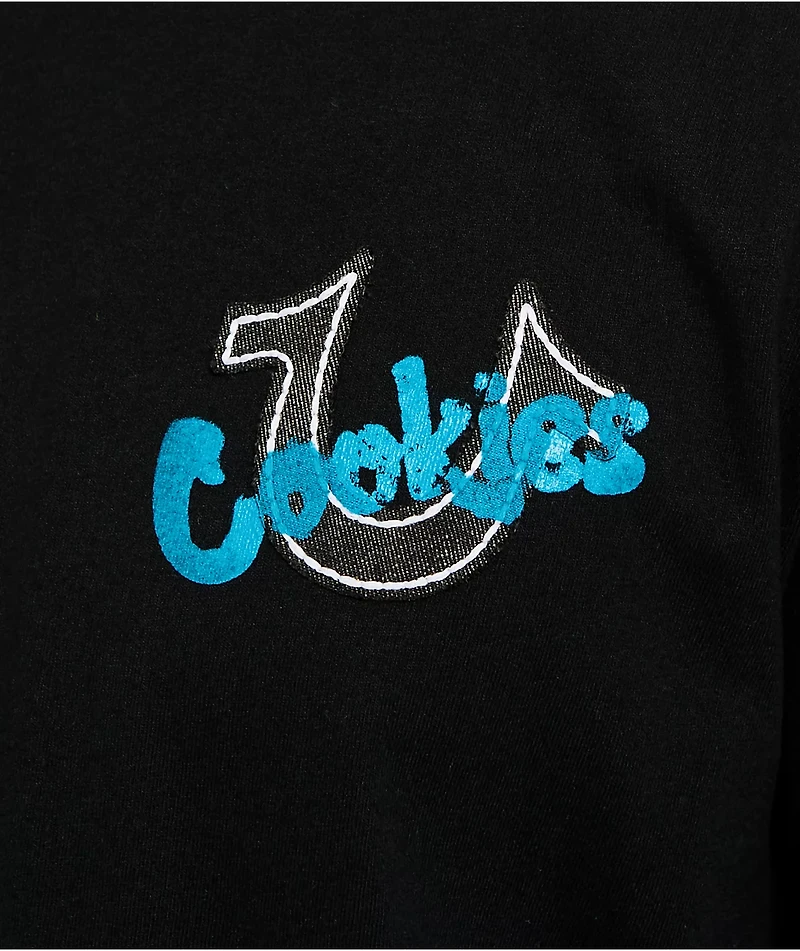 True Religion x Cookies Horseshoe Applique Black T-Shirt