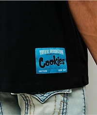 True Religion x Cookies Horseshoe Applique Black T-Shirt