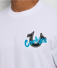 True Religion x Cookies Horseshoe Applique White T-Shirt