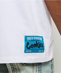 True Religion x Cookies Horseshoe Applique White T-Shirt