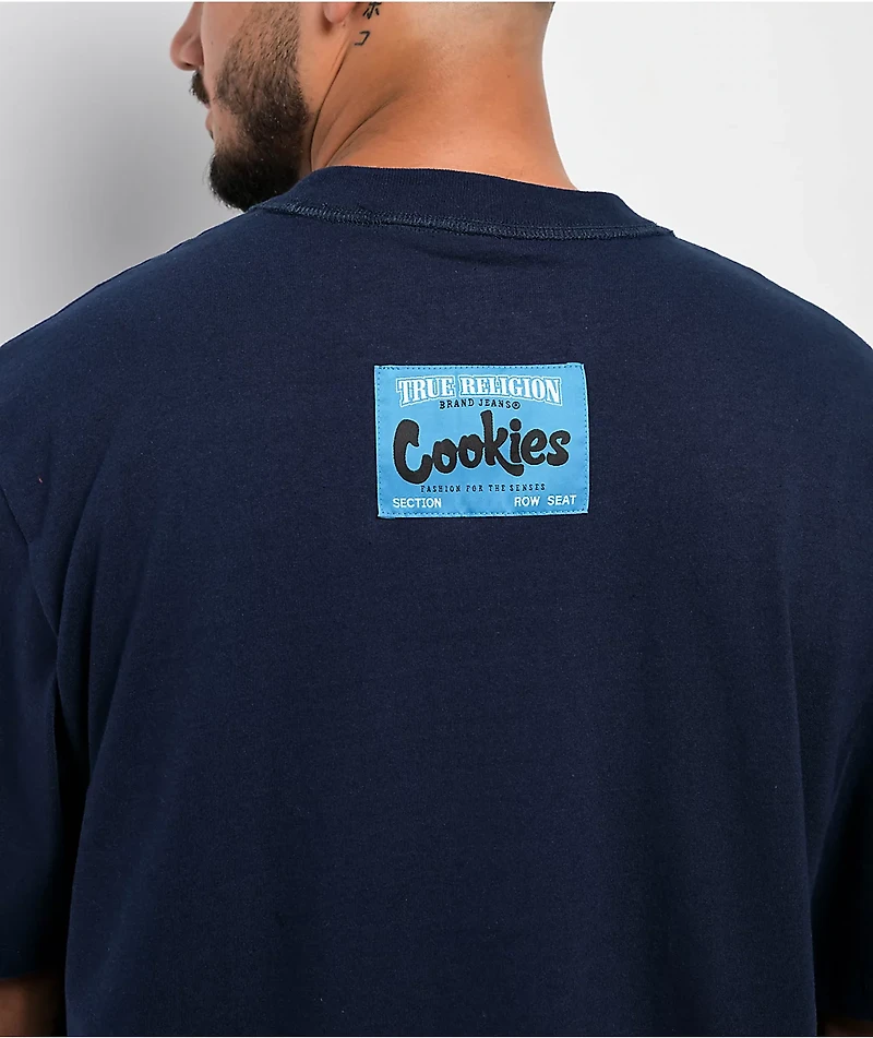 True Religion x Cookies Shoey Bite Navy T-Shirt