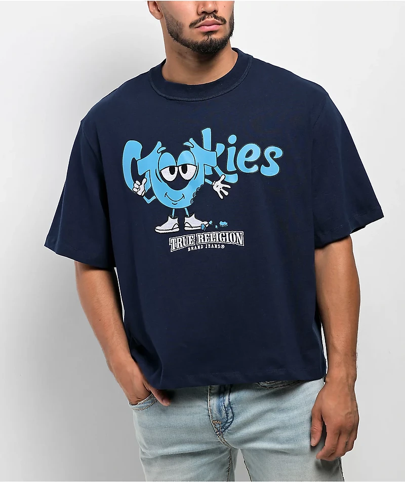 True Religion x Cookies Shoey Bite Navy T-Shirt