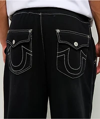True Religion x Cookies Washed Black Relaxed Sweatpants