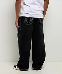 True Religion x Cookies Washed Black Relaxed Sweatpants