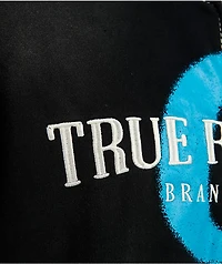 True Religion x Cookies Washed Black Zip Hoodie
