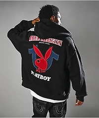 True Religion x Playboy Black Zip Hoodie