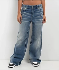 True Religion x Playboy Bobbi Big T Baggy Jeans