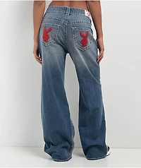 True Religion x Playboy Bobbi Big T Baggy Jeans