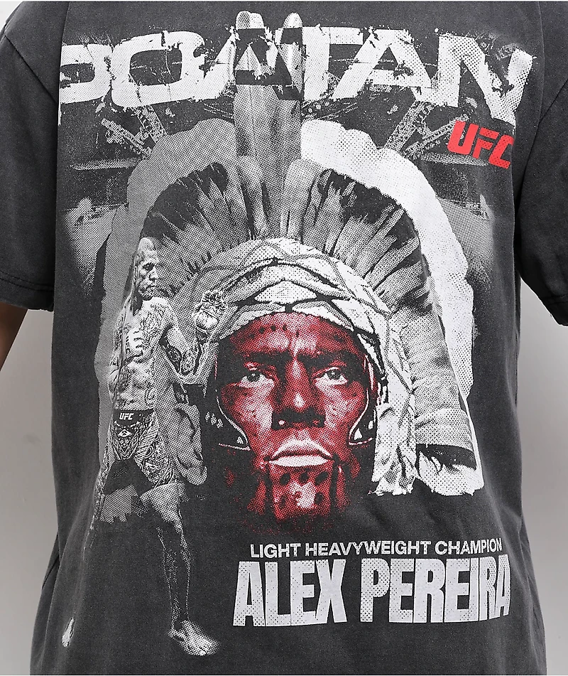 UFC Periera Chama Black Wash T-Shirt