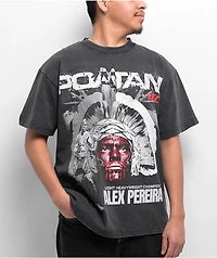 UFC Periera Chama Black Wash T-Shirt