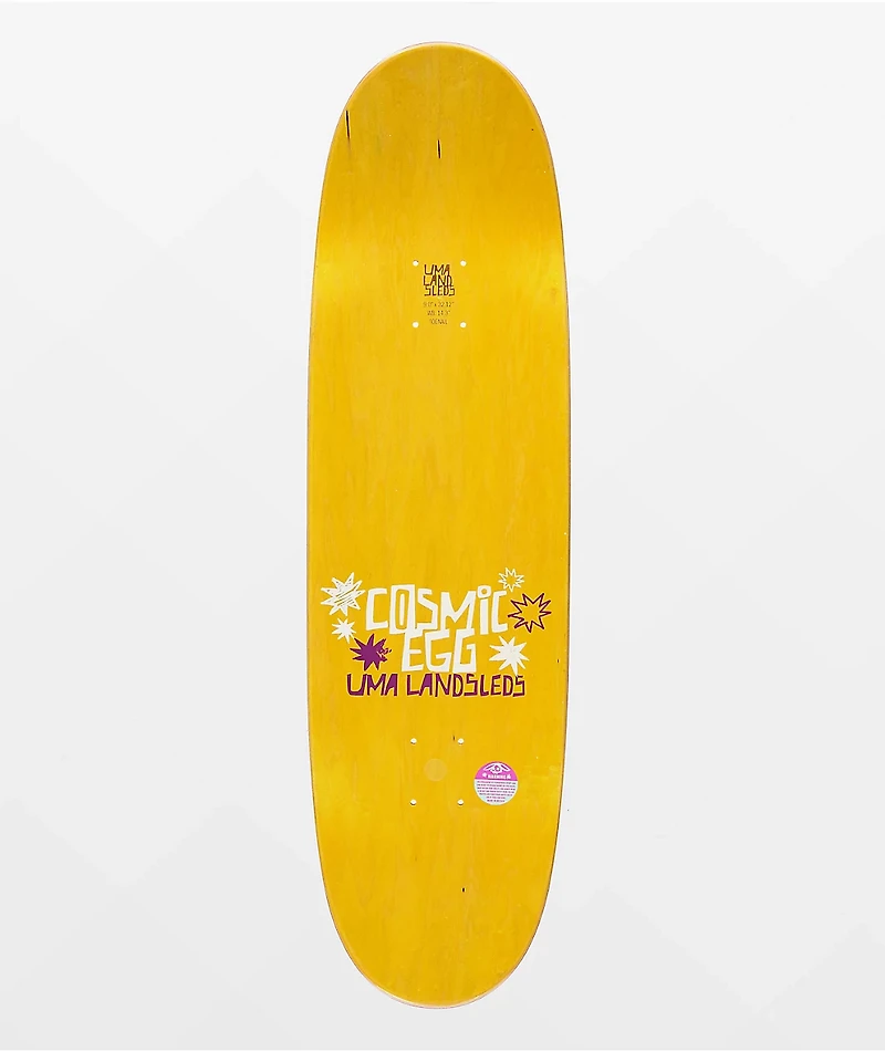 Uma Landsleds Cosmic Egg 9.0" Skateboard Deck