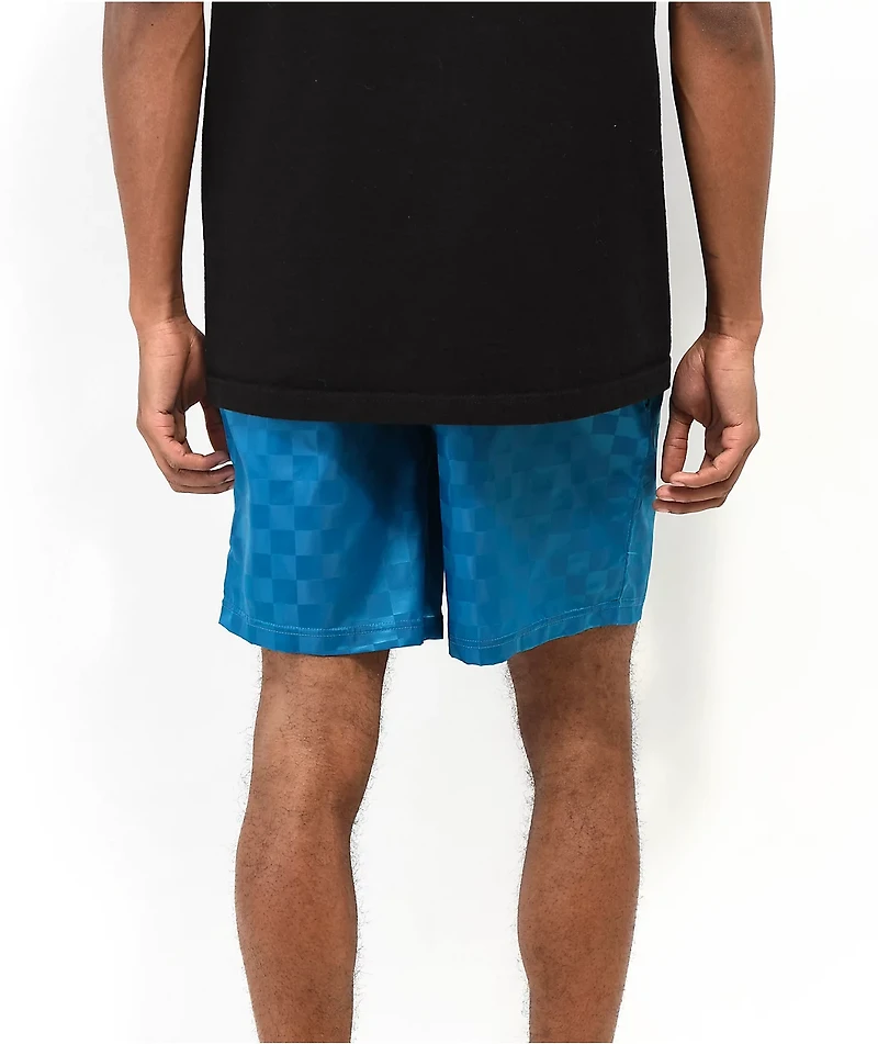 Umbro Blue Checker Shorts