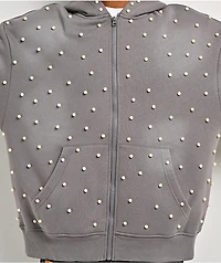 Uncle Ralph Pearl Grey Zip Hoodie