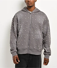 Uncle Ralph Pearl Grey Zip Hoodie