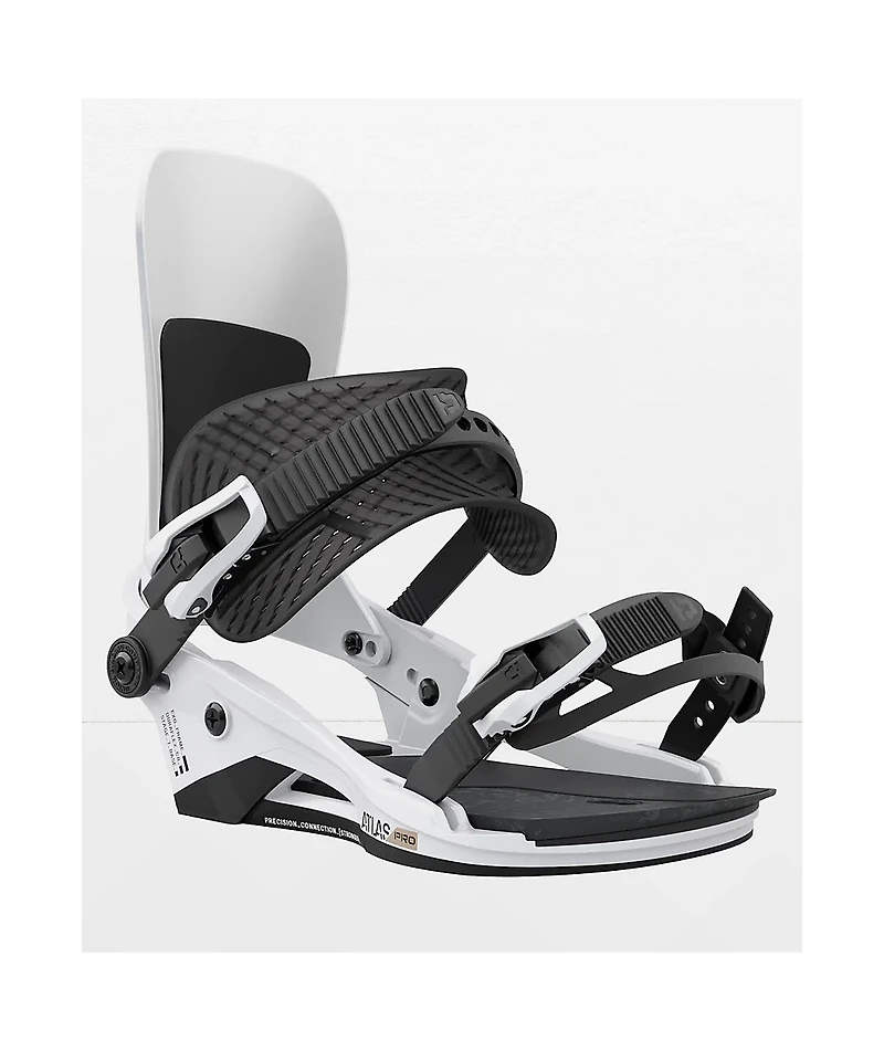 Union Atlas Pro White Snowboard Bindings 2024