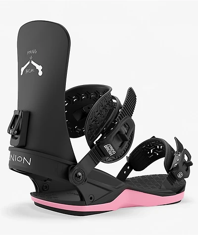 Union Contact Spring Break Black Snowboard Bindings 2027