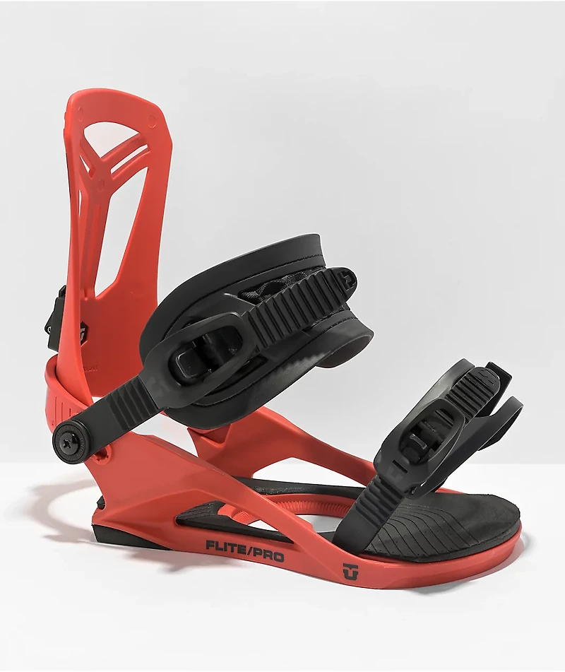 Union Flite Pro Red Snowboard Bindings 2023