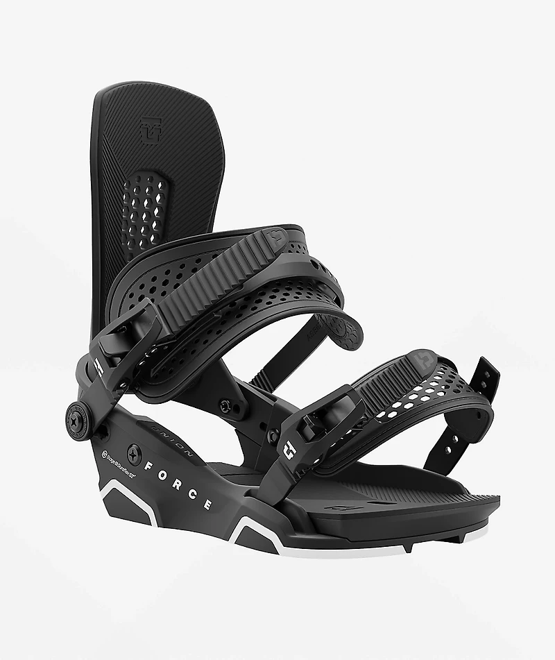 Union Force Black Snowboard Bindings 2025