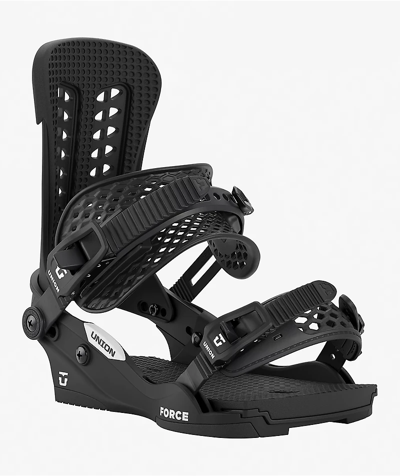 Union Force Classic Black Snowboard Bindings 2027