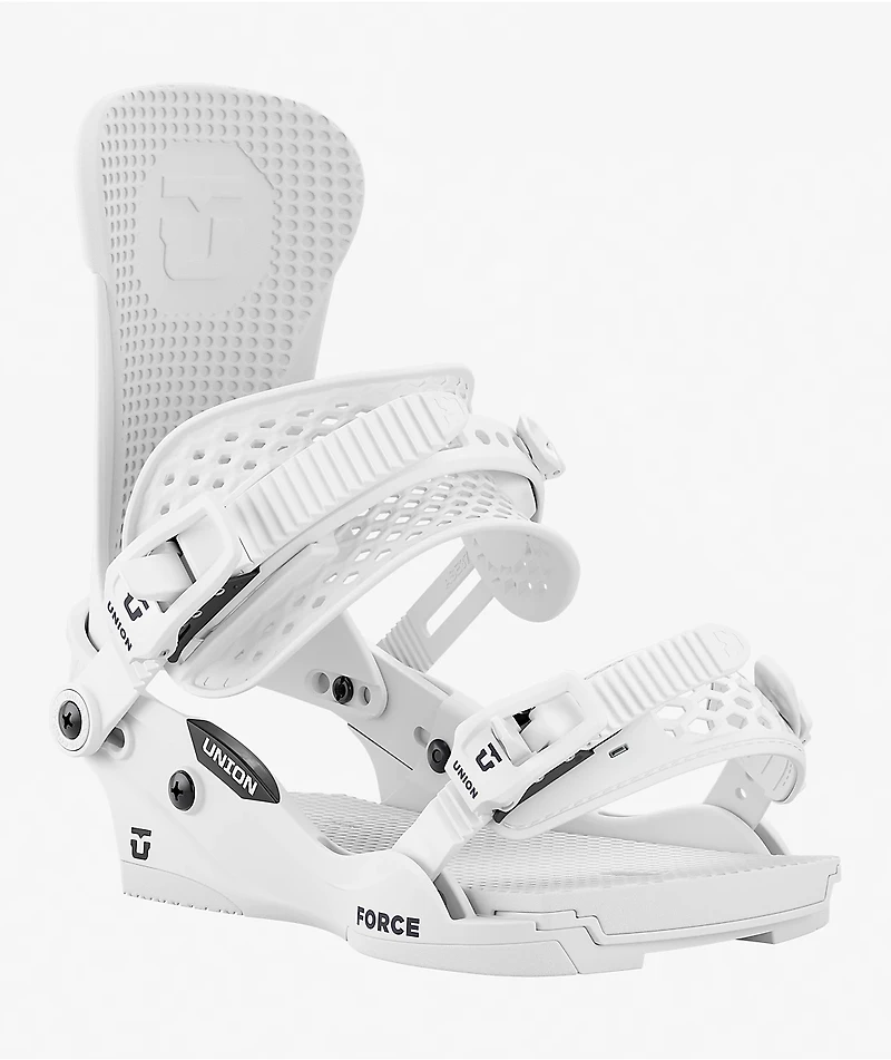 Union Force Classic White Snowboard Bindings 2027