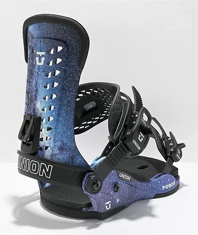 Union Force Cosmos Black & Blue Snowboard Bindings 2023