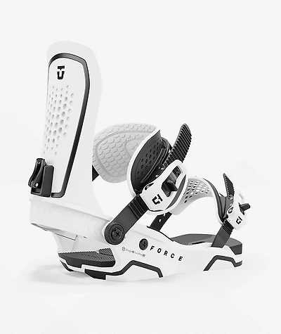 Union Force White Snowboard Bindings 2025