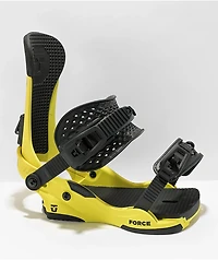 Union Force Yellow Snowboard Bindings 2023