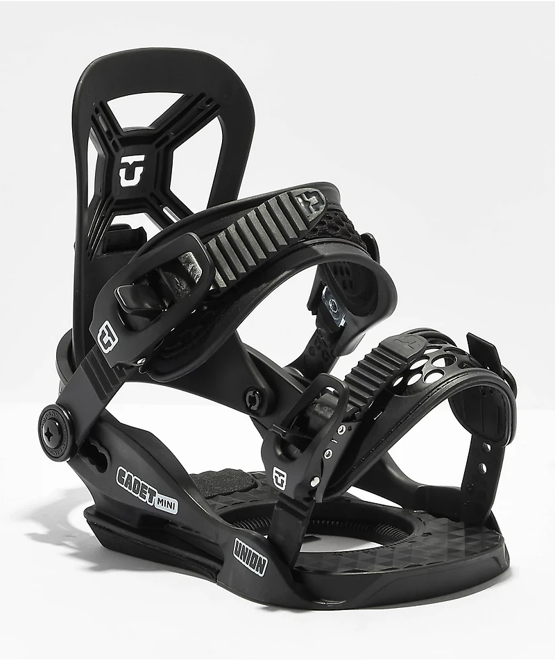 Union Kid's Cadet Mini Black Snowboard Bindings 2024
