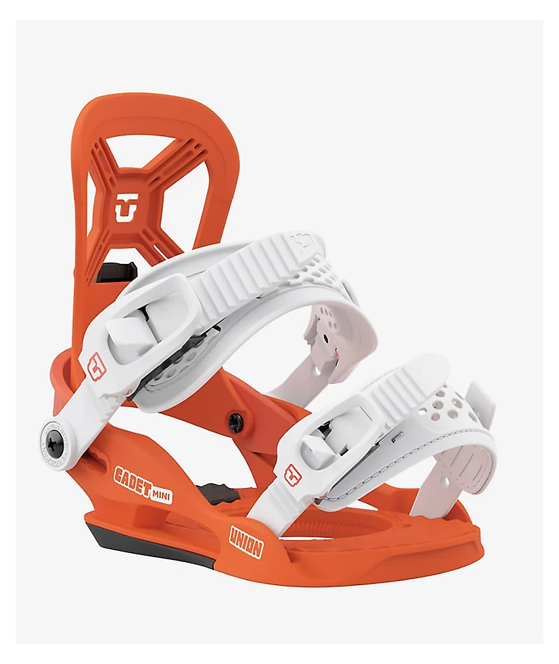 Union Kid's Cadet Mini Orange Snowboard Bindings 2024