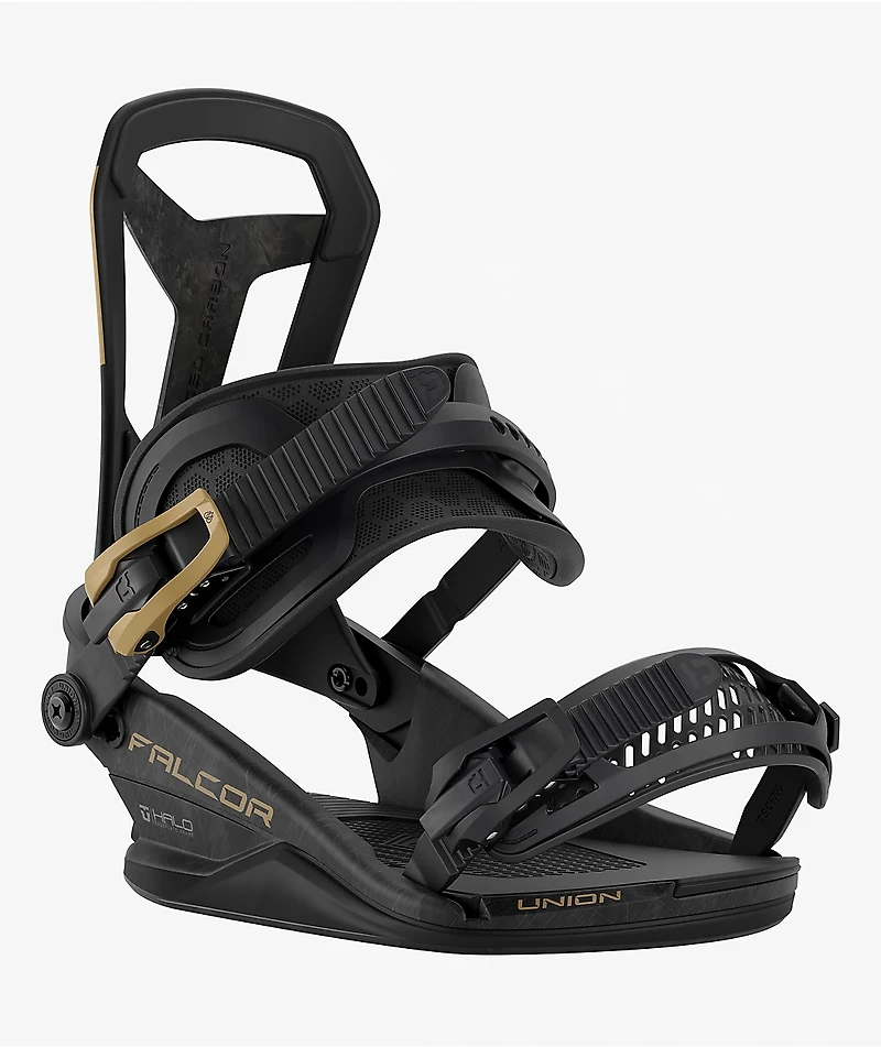 Union Rice Falcor Black Snowboard Bindings 2027