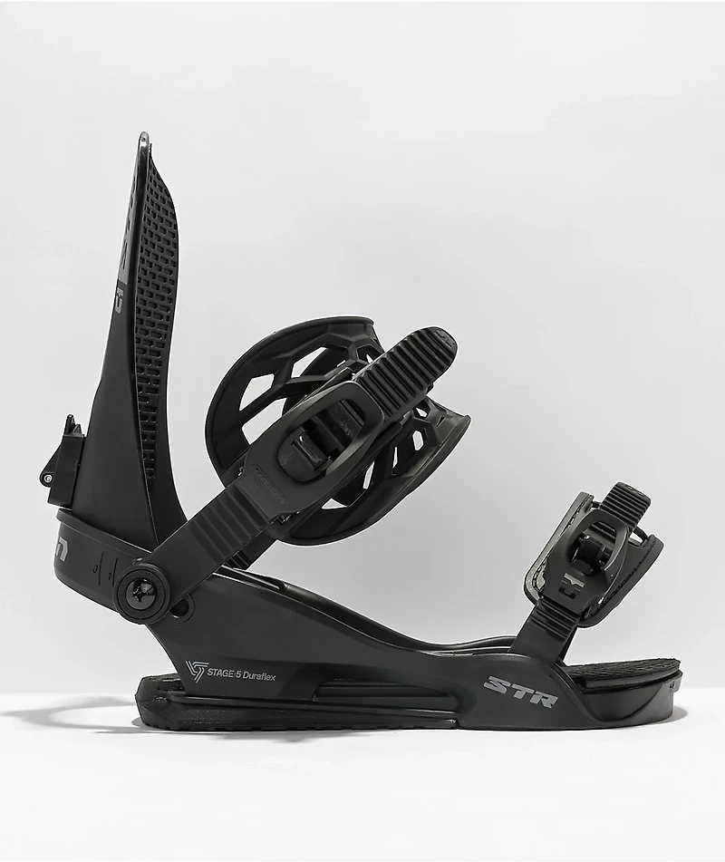 Union STR Black Snowboard Bindings 2023