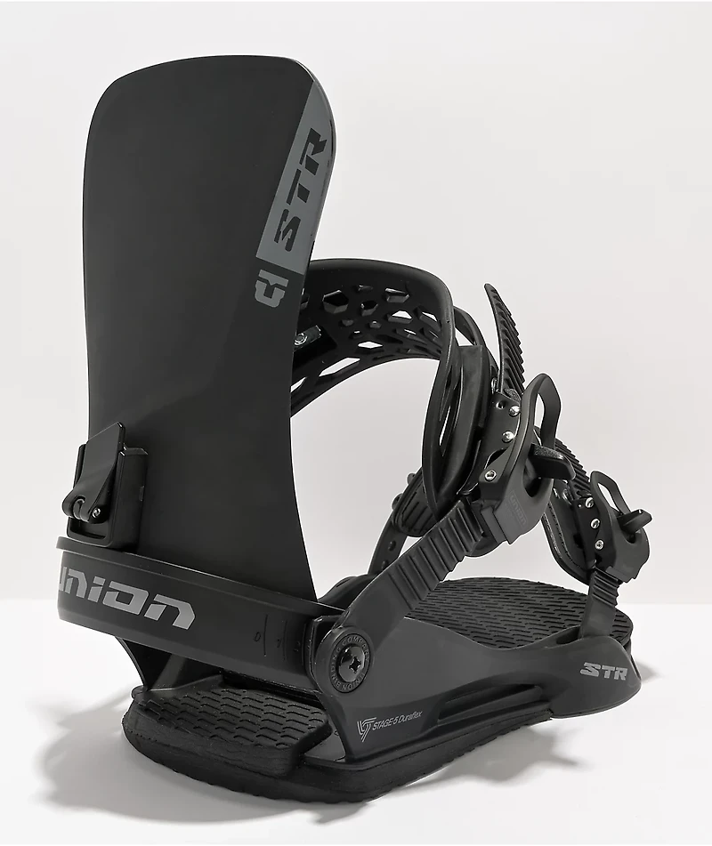 Union STR Black Snowboard Bindings 2023