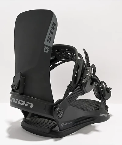 Union STR Black Snowboard Bindings 2023