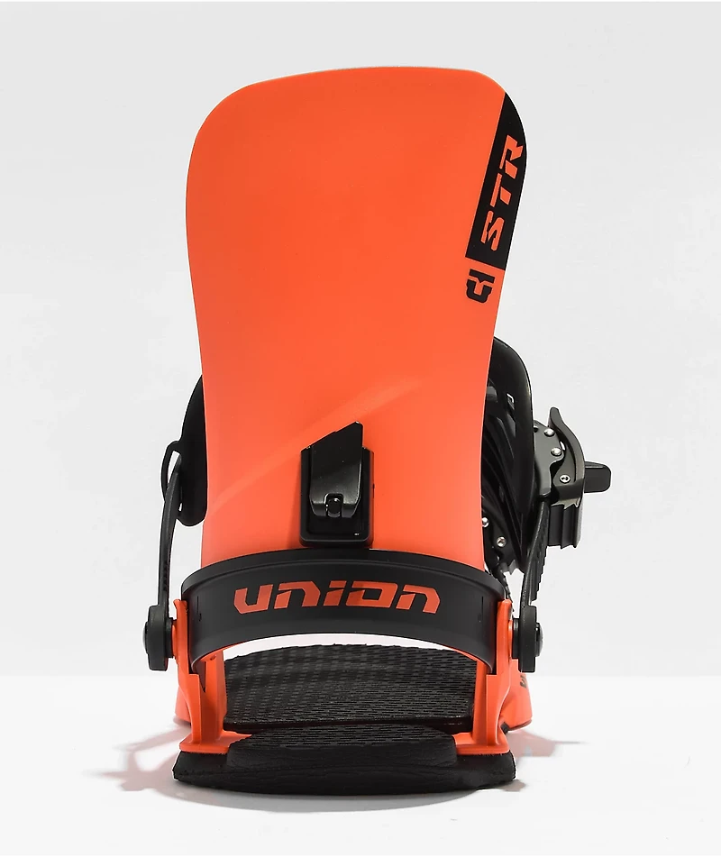 Union STR Hunter Orange Snowboard Bindings 2024