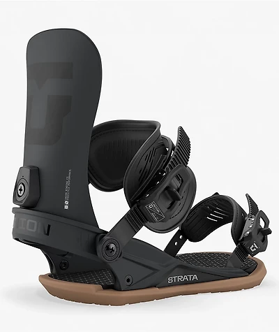 Union Strata Black Snowboard Bindings 2027