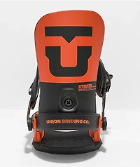 Union Strata Orange Snowboard Bindings 2023