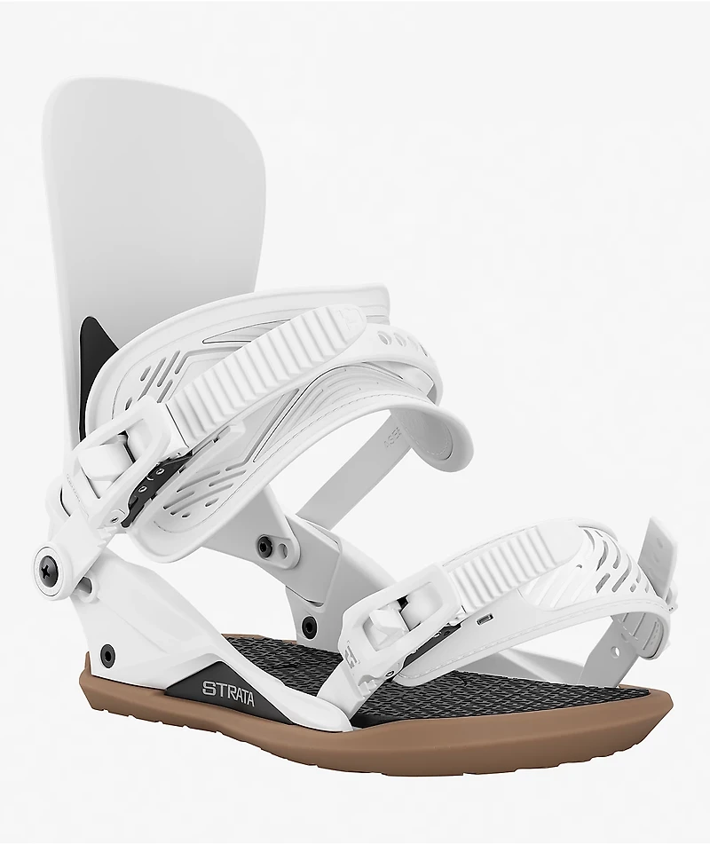 Union Strata White Snowboard Bindings 2027