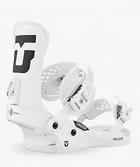 Union Trilogy Classic White Snowboard Bindings 2027