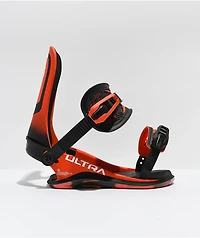 Union Ultra Hot Red Snowboard Bindings 2024