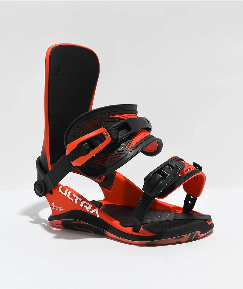 Union Ultra Hot Red Snowboard Bindings 2024