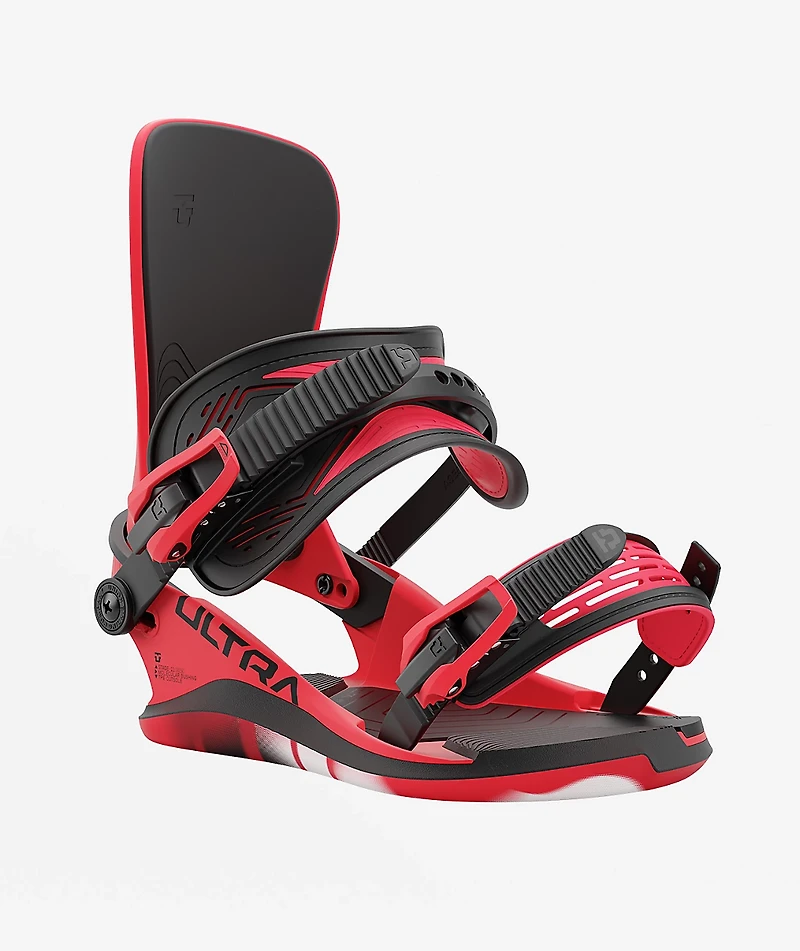 Union Ultra Hot Red Snowboard Bindings 2025