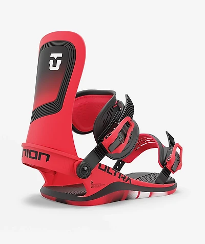 Union Ultra Hot Red Snowboard Bindings 2025