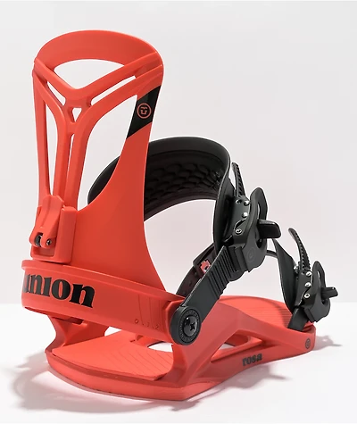 Union Women's Rosa Red Snowboard Bindings 2023
