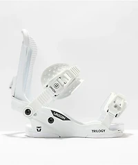 Union Women's Trilogy White Snowboard Bindings 2023