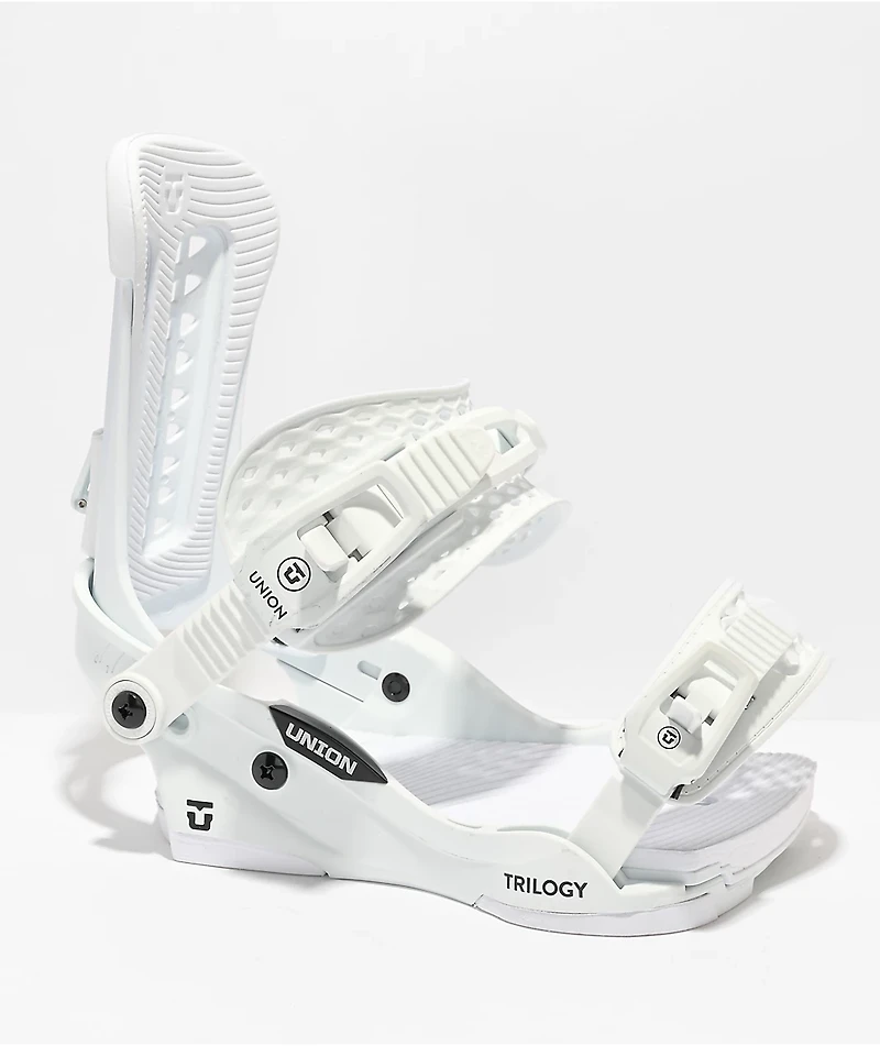 Union Women's Trilogy White Snowboard Bindings 2023