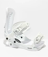 Union Women's Trilogy White Snowboard Bindings 2023